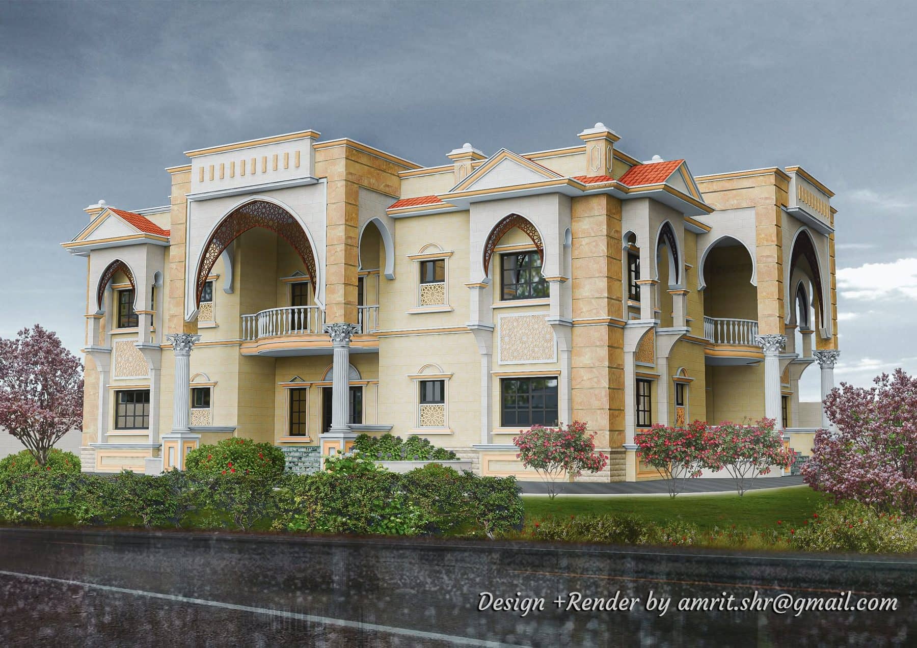 Classic palace-style residence
